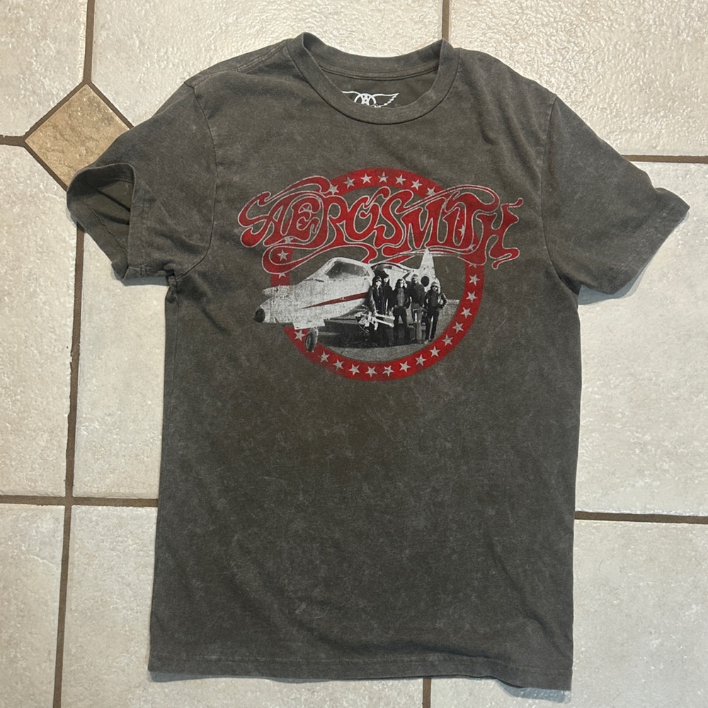 Aerosmith Gray Graphic T-Shirt